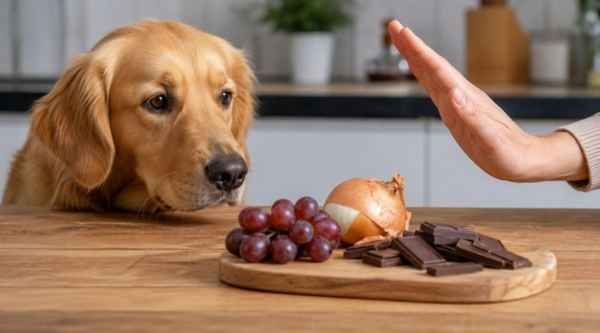 Que peut manger un chien : chocolat, raisin et oignon à éviter