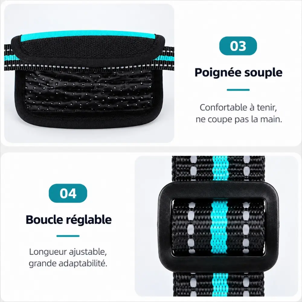 Harnais de levage pour chien avec poignée souple et boucle réglable